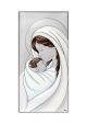 *Obrazek Madonna z Dzieciątkiem Kolorowy DS130/1C, 6x12 @