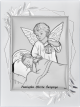 *Obrazek Pamiątka Chrztu Świętego NA OZDOBNYM PANELU DS32FO/2, 15x20 @